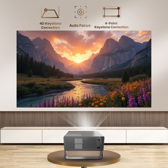 Wzatco Yuva Blaze Plus, Netflix Certified, Native 1080P Projector