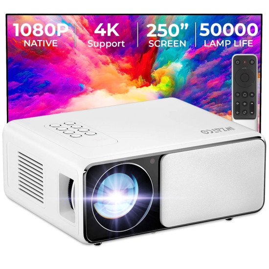 WZATCO Yuva Plus Native 1080P Full HD LED Projector
